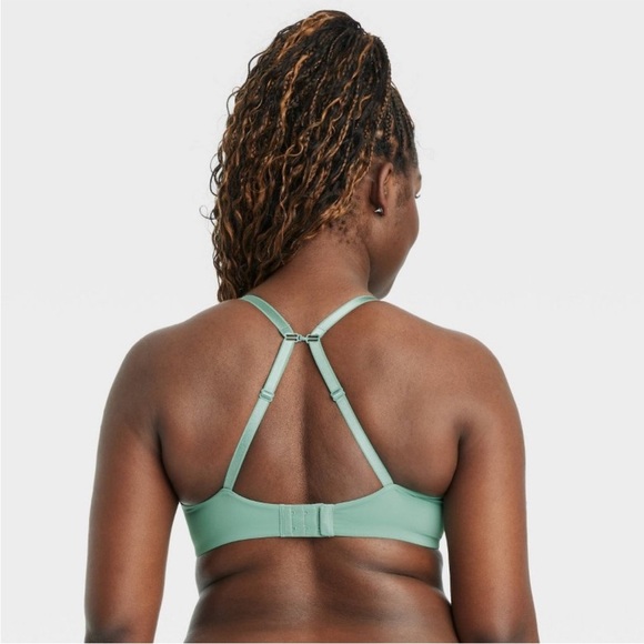 Auden forest Green Wireless Bra with Seamless Design - Picture 3 of 3
